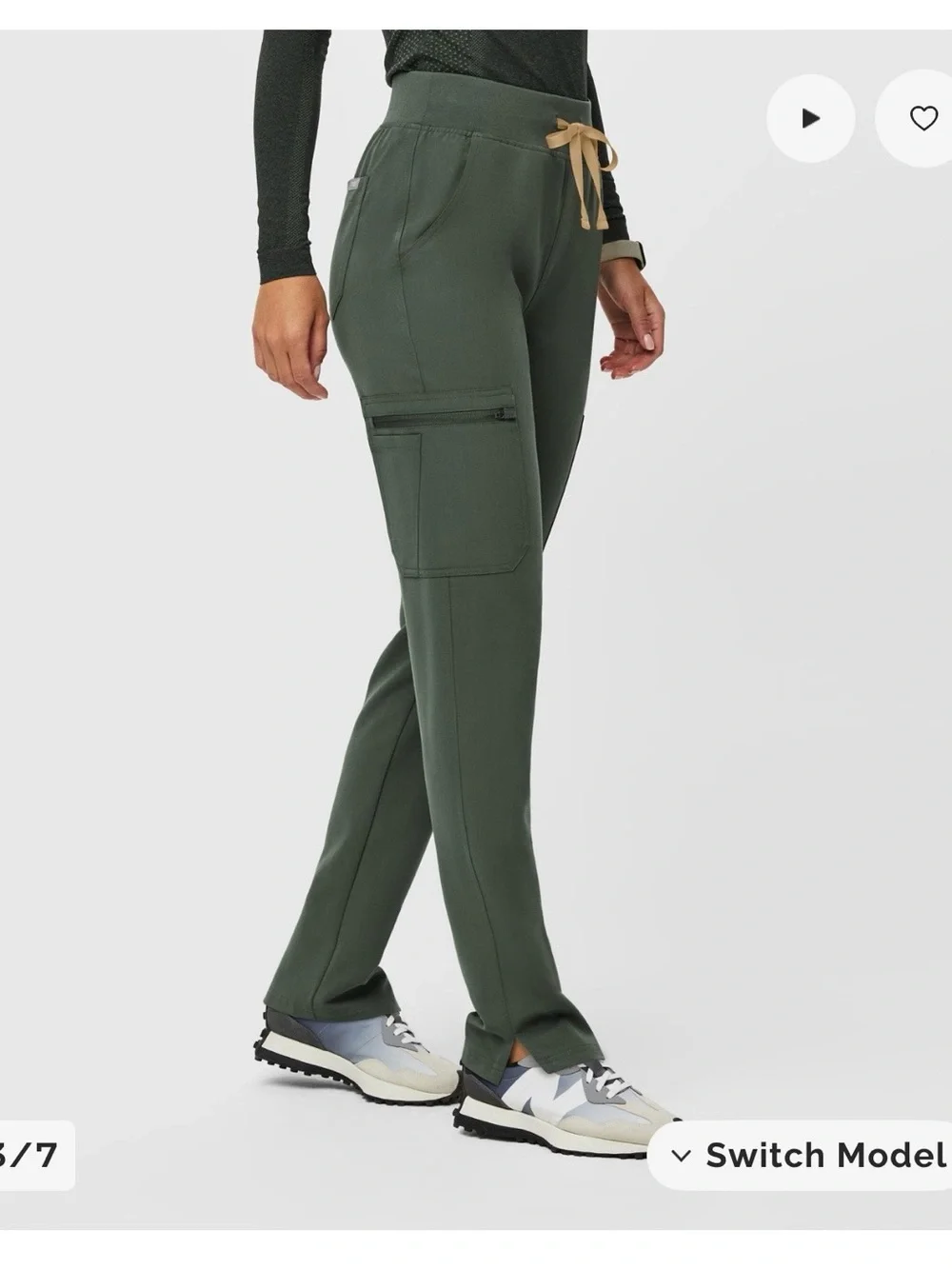 Figs Yola high-rise slim